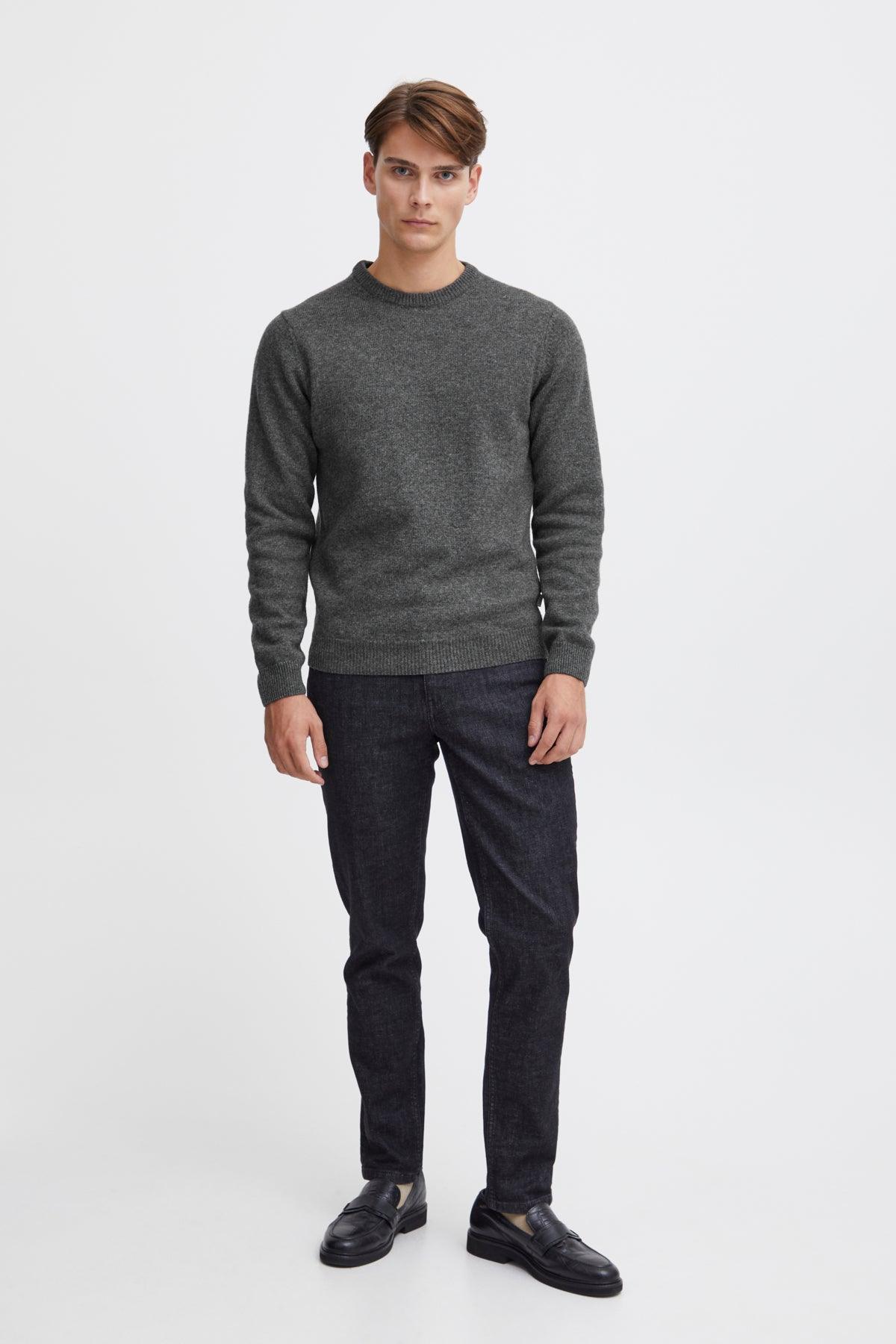 Casual Friday Karl - Lammeulds striktrøje i regular fit - HUSET Men & Women