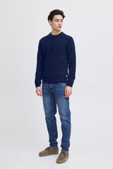 Casual Friday Karl - Lammeulds striktrøje i regular fit - HUSET Men & Women