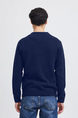 Casual Friday Karl - Lammeulds striktrøje i regular fit - HUSET Men & Women