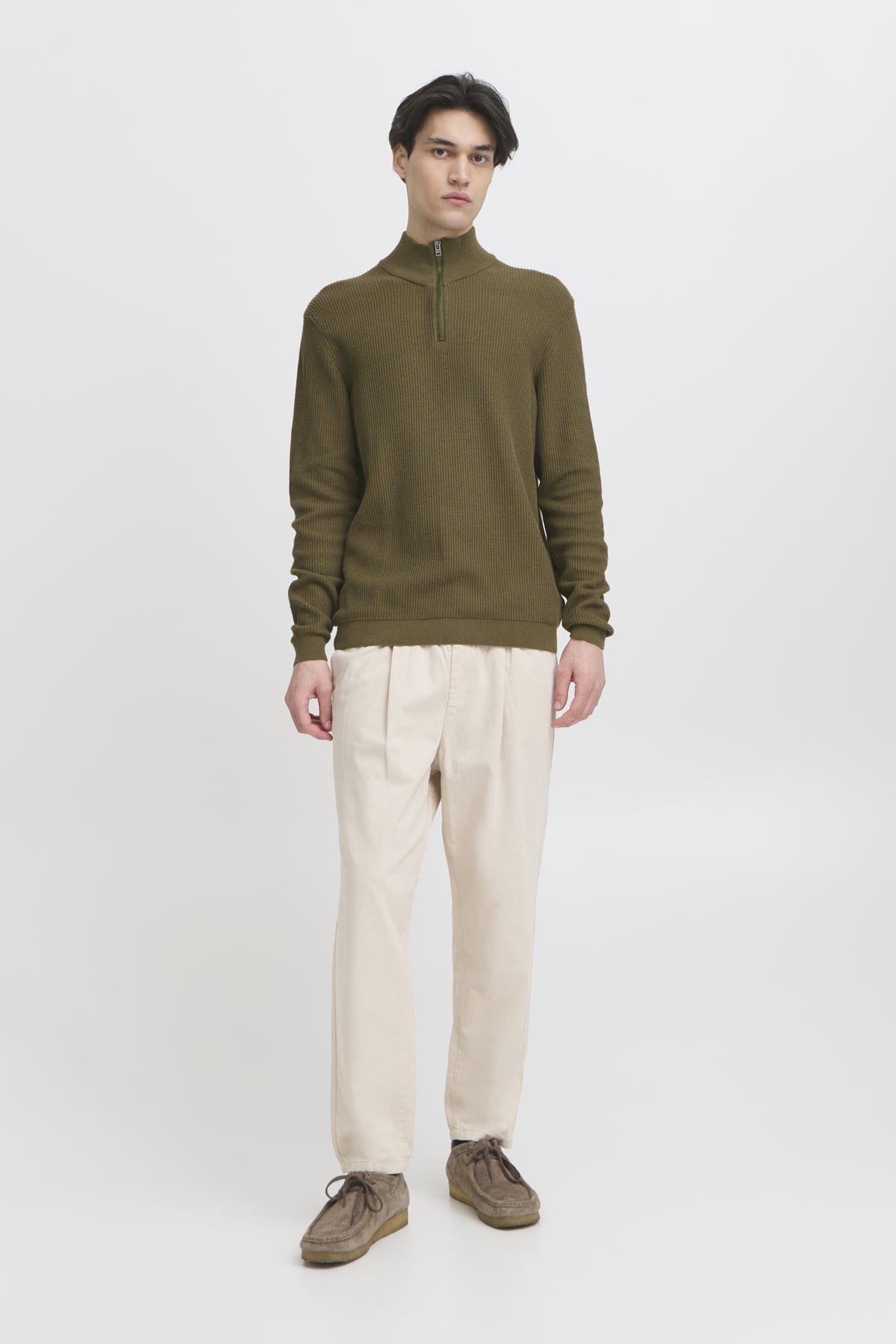 Casual Friday Noar - Halfzip striktrøje - HUSET Men & Women - Casual Friday