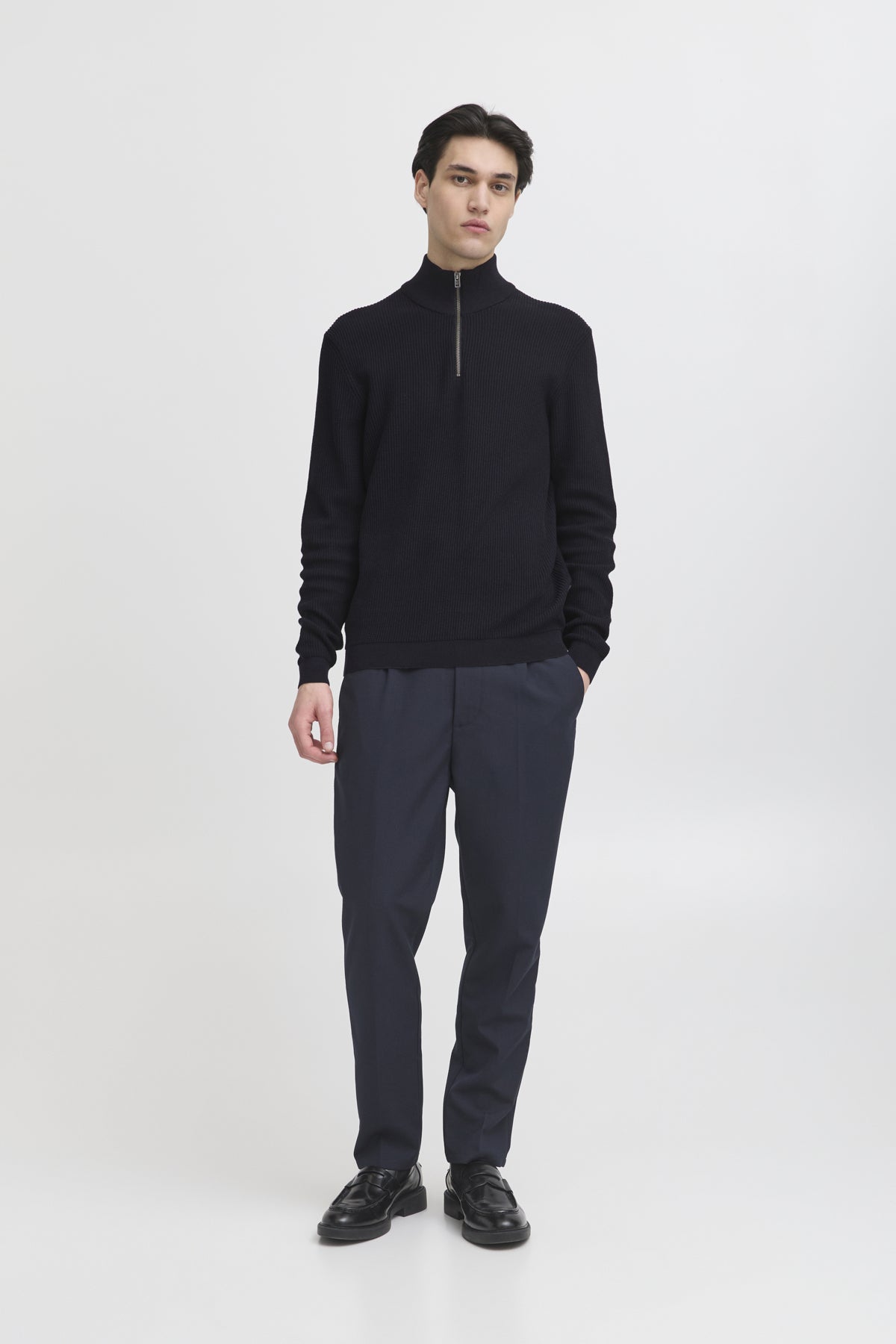 Casual Friday Noar - Halfzip striktrøje - HUSET Men & Women - Casual Friday