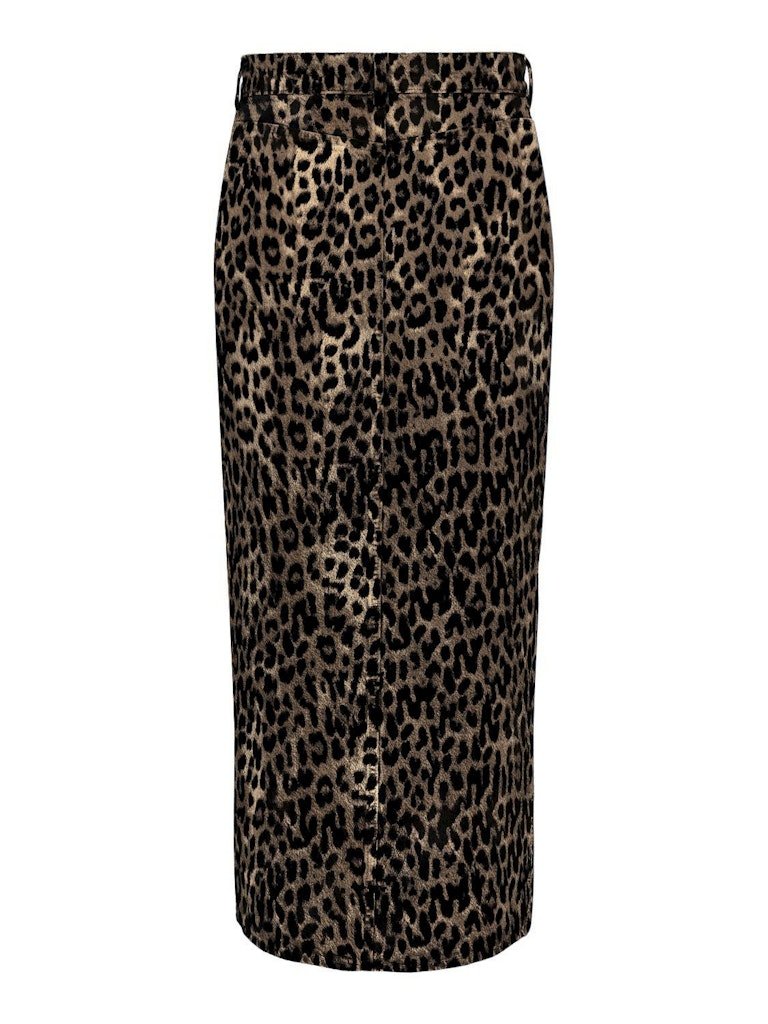 FORUDBESTILLING (Maj) Only Cilla-anlie - Leopard nederdel - HUSET Men & Women (9162238591323)