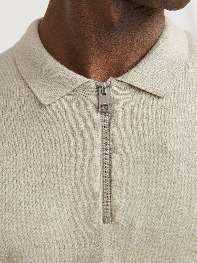 Jack & Jones Emil - Striktrøje med polokrave - HUSET Men & Women