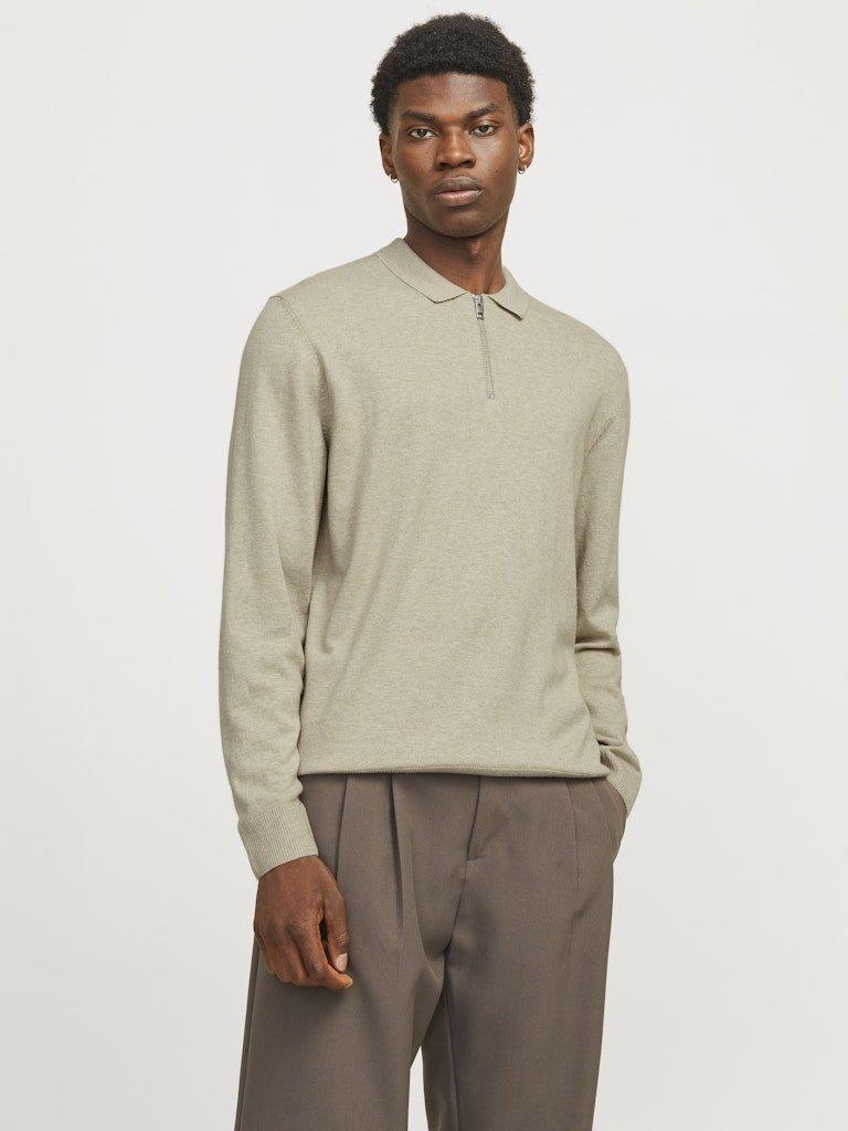 Jack & Jones Emil - Striktrøje med polokrave - HUSET Men & Women
