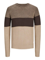 Jack & Jones Pannel - Colorblock striktrøje - HUSET Men & Women