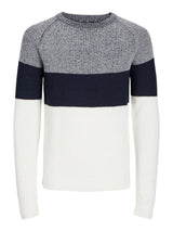 Jack & Jones Pannel - Colorblock striktrøje - HUSET Men & Women