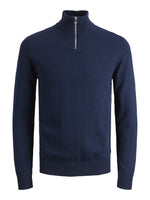 Jack & Jones Emil - Half zip højhalset strikket pullover - HUSET Men & Women (9299611713883)