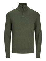 Jack & Jones Emil - Half zip højhalset strikket pullover - HUSET Men & Women (9299611812187)