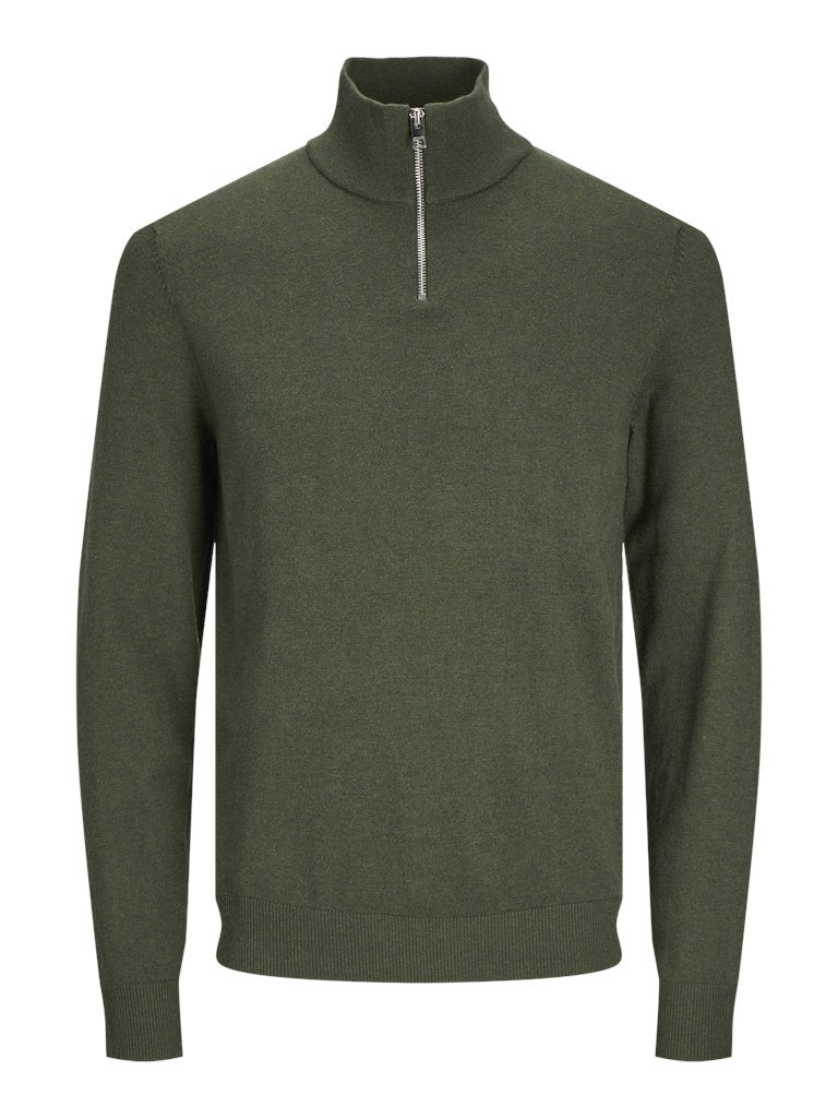 Jack & Jones Emil - Half zip højhalset strikket pullover - HUSET Men & Women (9299611812187)