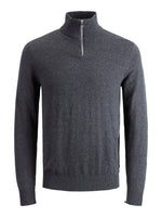 Jack & Jones Emil - Half zip højhalset strikket pullover - HUSET Men & Women (9299611713883)