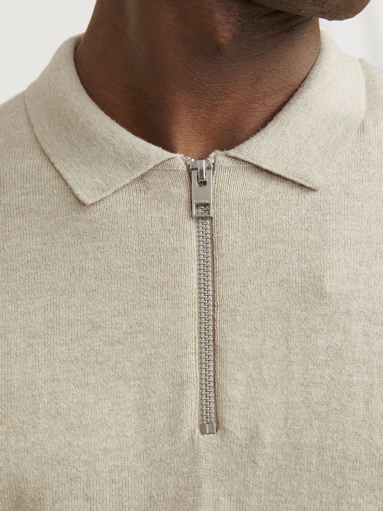 Jack & Jones Emil - Striktrøje med polokrave - HUSET Men & Women (9553747837275)