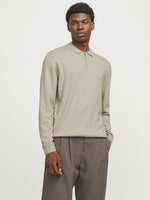 Jack & Jones Emil - Striktrøje med polokrave - HUSET Men & Women (9553747837275)