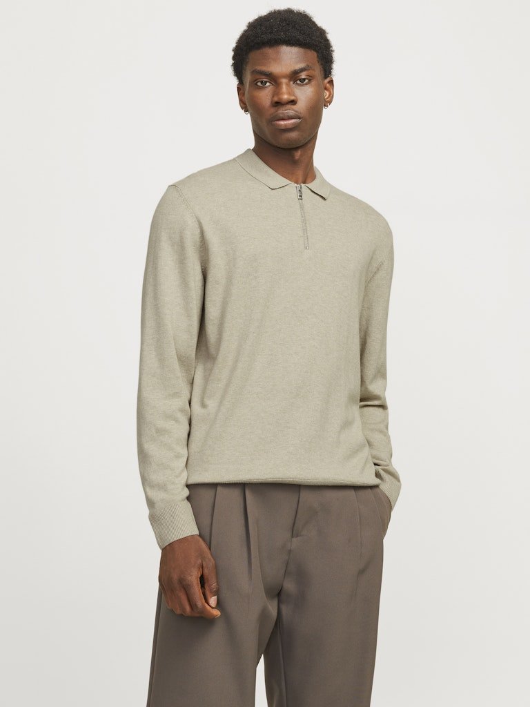 Jack & Jones Emil - Striktrøje med polokrave - HUSET Men & Women (9553747837275)