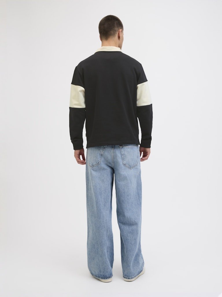 Jack & Jones Norrebro - Blocking sweatshirt med polokrave - HUSET Men & Women - Jack & Jones