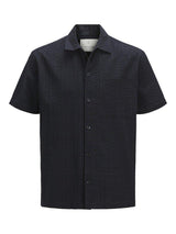Jack&Jones Easton - Kortærmet seersucker skjorte - HUSET Men & Women