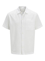 Jack&Jones Easton - Kortærmet seersucker skjorte - HUSET Men & Women