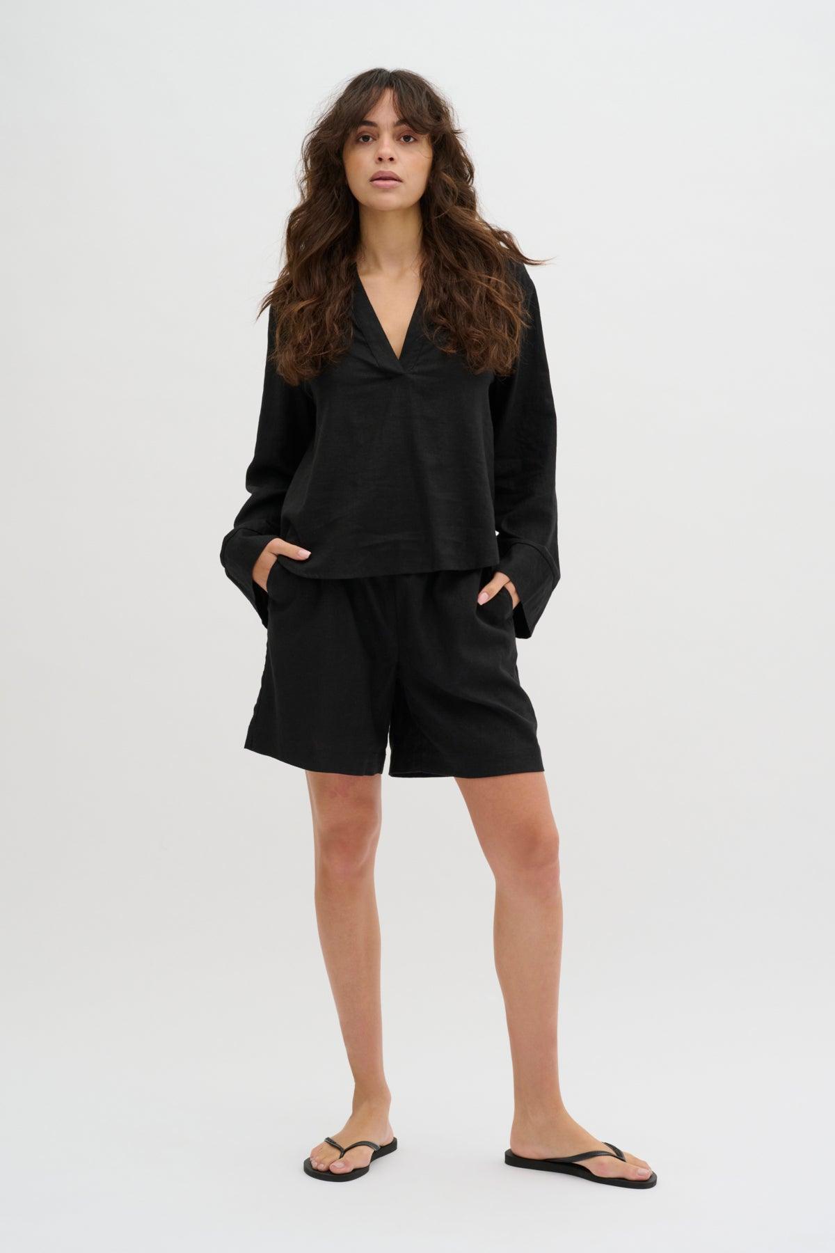 My Essential Wardrobe Dias - Hørmix bluse - HUSET Men & Women