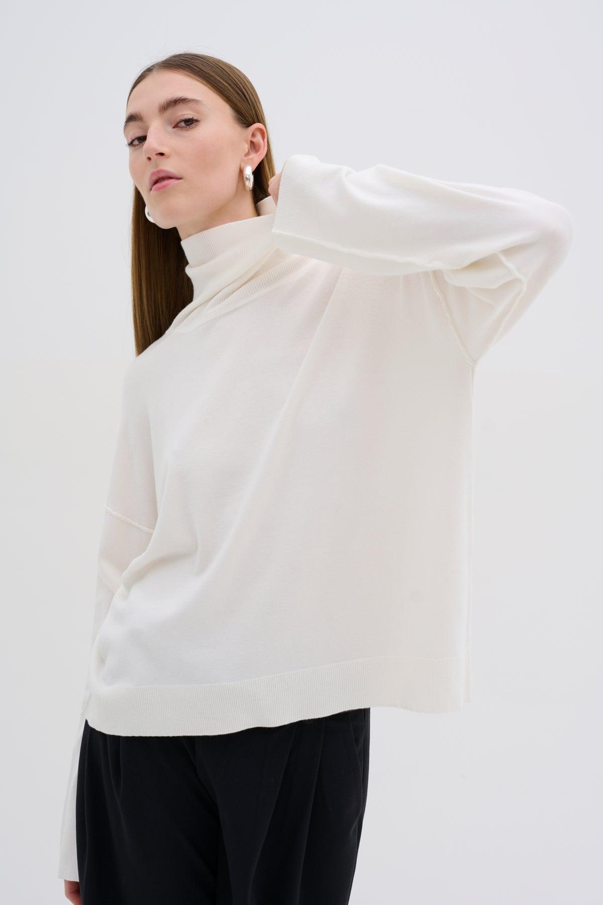My Essential Wardrobe Emma - Rullekrave pullover - HUSET Men & Women