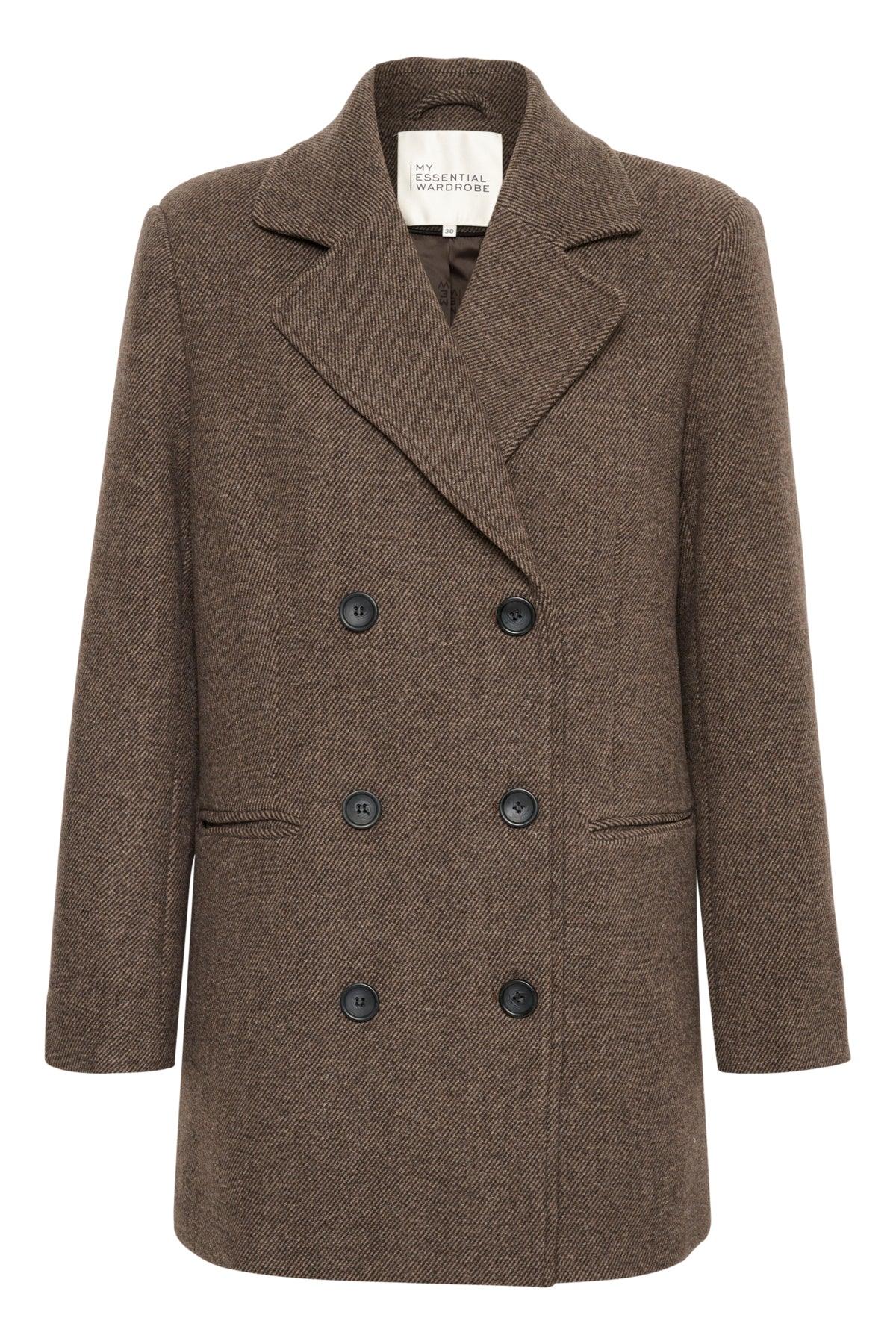 My Essential Wardrobe Frannie - Kort uldfrakke - HUSET Men & Women