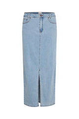 My Essential Wardrobe Lara 115 - Lang denim nederdel - HUSET Men & Women