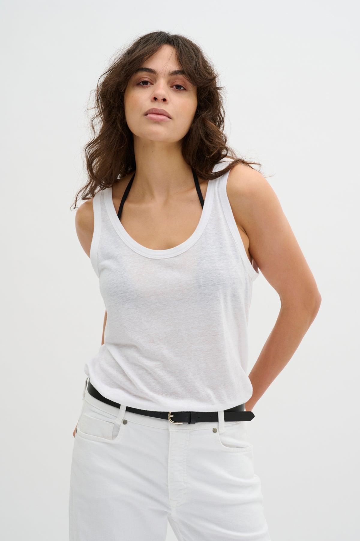 My Essential Wardrobe Lisa - Hørmix top - HUSET Men & Women