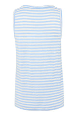 My Essential Wardrobe Lisa - Stribet hørmix top - HUSET Men & Women