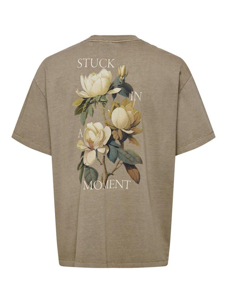 Only & Sons Aarav Life - Oversize t-shirt med backprint - HUSET Men & Women