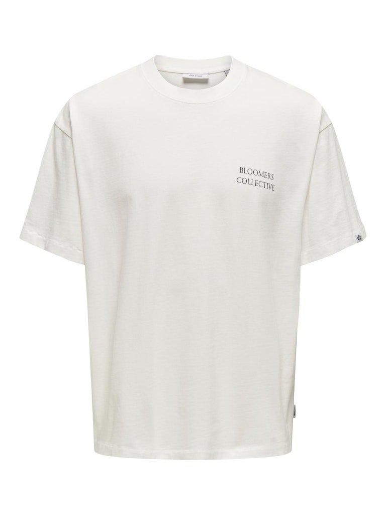 Only & Sons Aarav Life - Oversize t-shirt med backprint - HUSET Men & Women