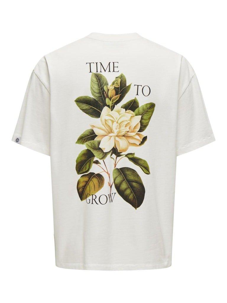 Only & Sons Aarav Life - Oversize t-shirt med backprint - HUSET Men & Women