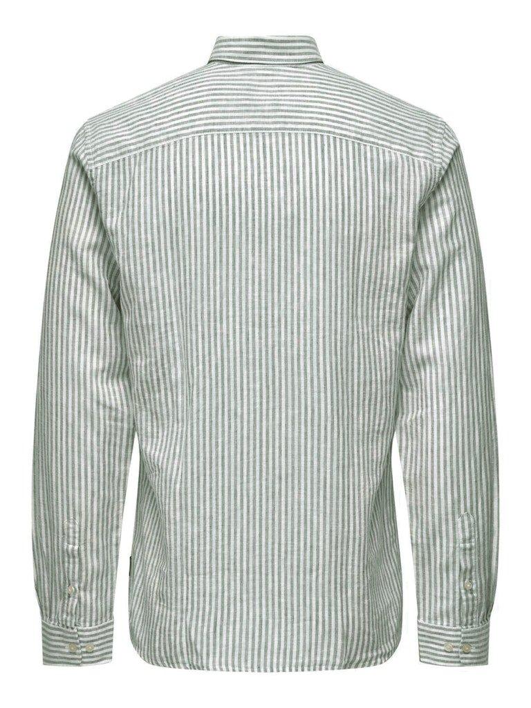 Only & Sons Caiden - Slimfit hørmix skjorte - HUSET Men & Women