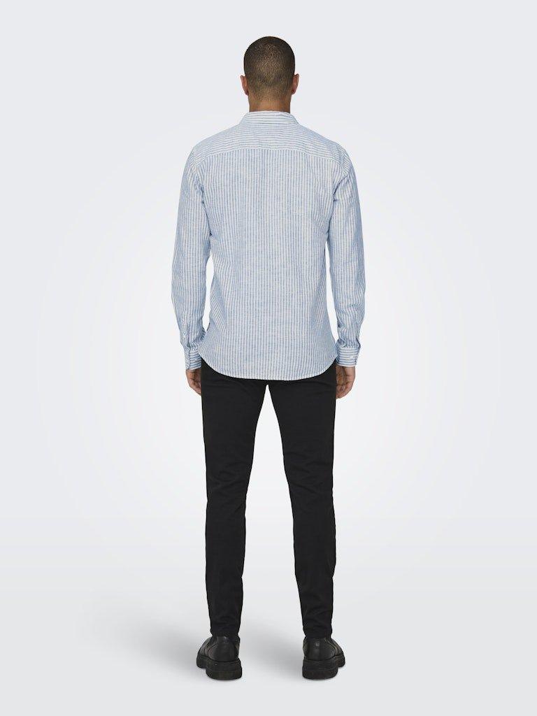Only & Sons Caiden - Slimfit hørmix skjorte - HUSET Men & Women