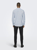 Only & Sons Caiden - Slimfit hørmix skjorte - HUSET Men & Women