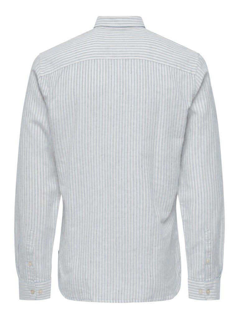 Only & Sons Caiden - Slimfit hørmix skjorte - HUSET Men & Women