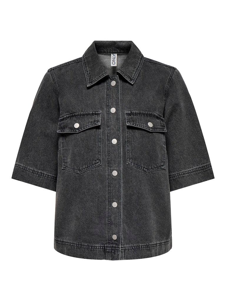 Only Belle - Kortærmet denim skjorte - HUSET Men & Women