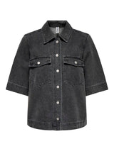 Only Belle - Kortærmet denim skjorte - HUSET Men & Women