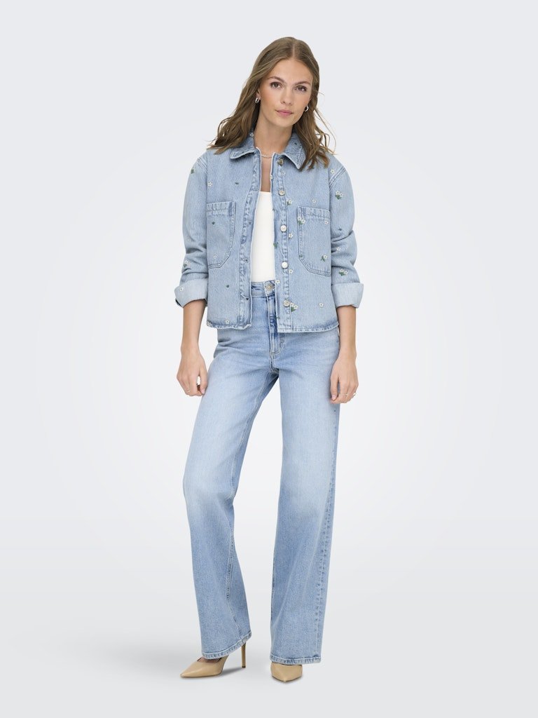 Only Cassie - Denimjakke med broderi - HUSET Men & Women - Only