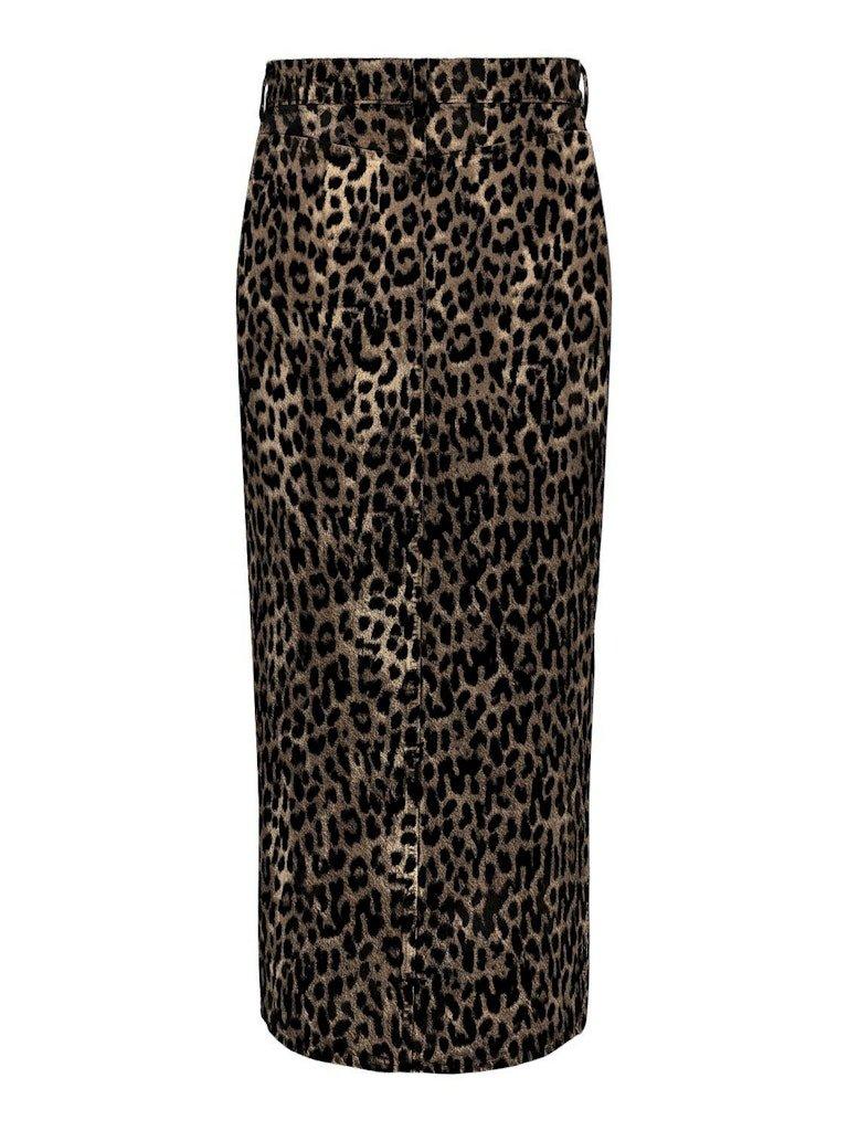Only Cilla Anlie - Leopard nederdel - HUSET Men & Women