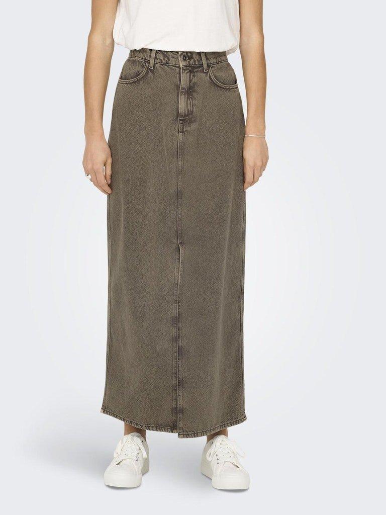 Only Cilla - Lang denimnederdel - HUSET Men & Women