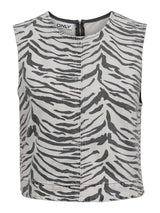 Only Dorsi - Zebra denim top - HUSET Men & Women
