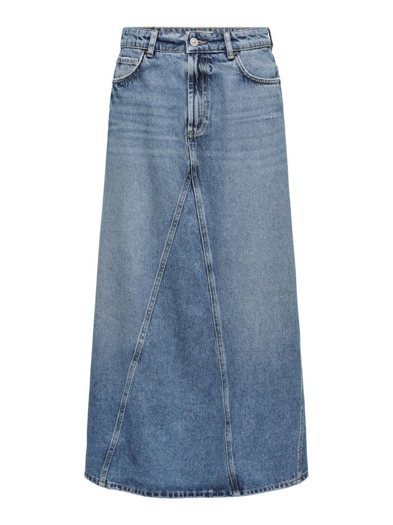 Only Joslyn - Lang denimnederdel - HUSET Men & Women (9216610697563)