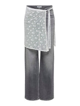 Only Kiara - Blonde wrapnederdel - HUSET Men & Women - Only