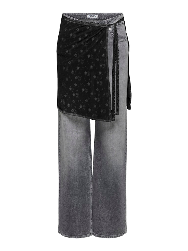 Only Kiara - Blonde wrapnederdel - HUSET Men & Women - Only