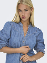 Only Raya - 3/4 denimskjorte - HUSET Men & Women - Only
