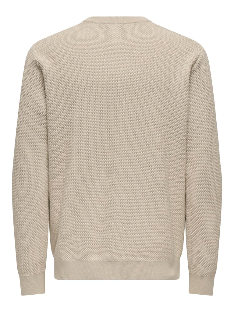 Only & Sons Morgan - Striktrøje med struktur - HUSET Men & Women - Only & Sons