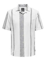 Only&Sons Caiden - Kortærmet hørmix skjorte - HUSET Men & Women