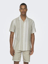 Only&Sons Caiden - Kortærmet hørmix skjorte - HUSET Men & Women