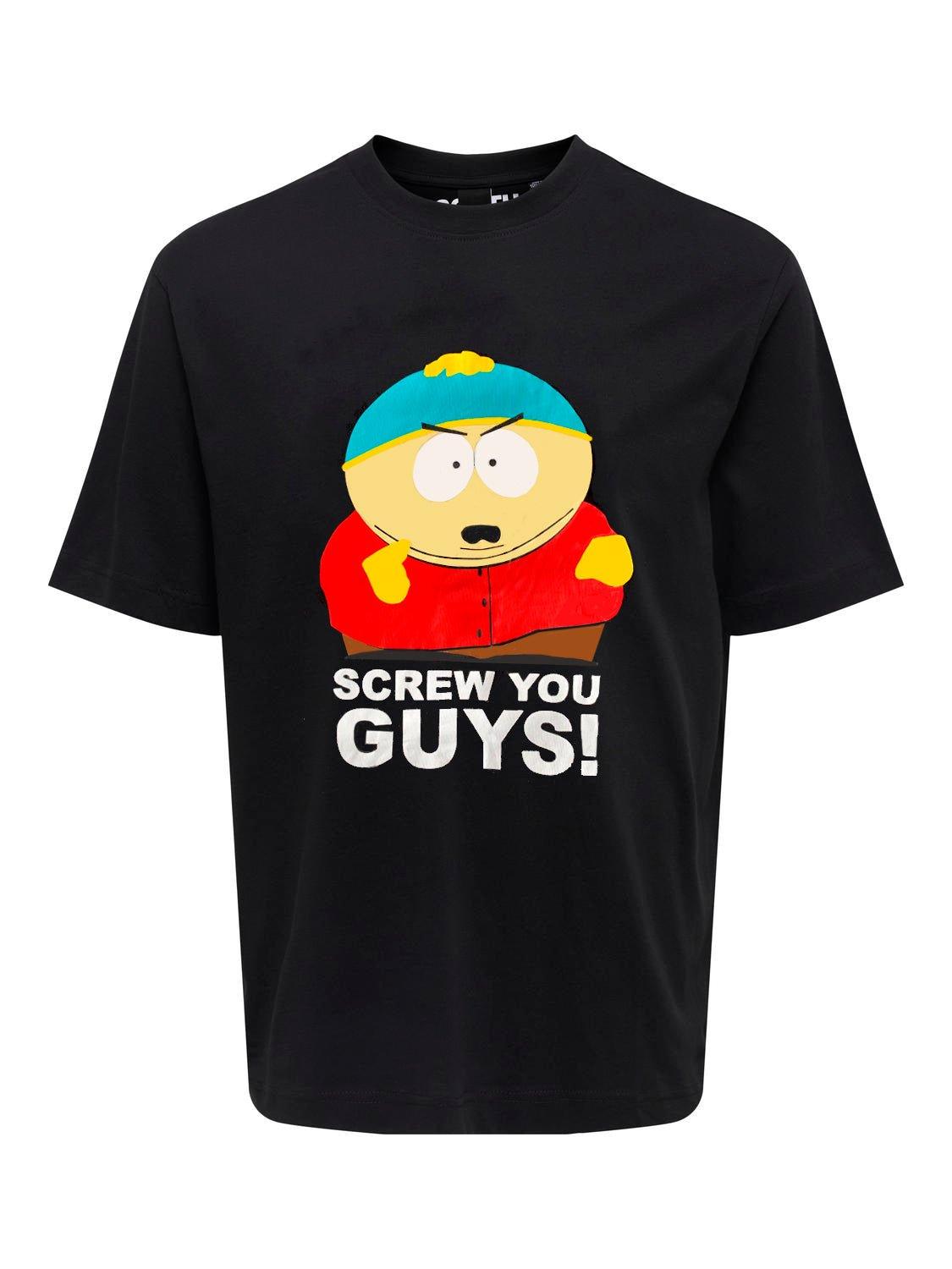 Only&Sons South Park - T-shirt med print - HUSET Men & Women