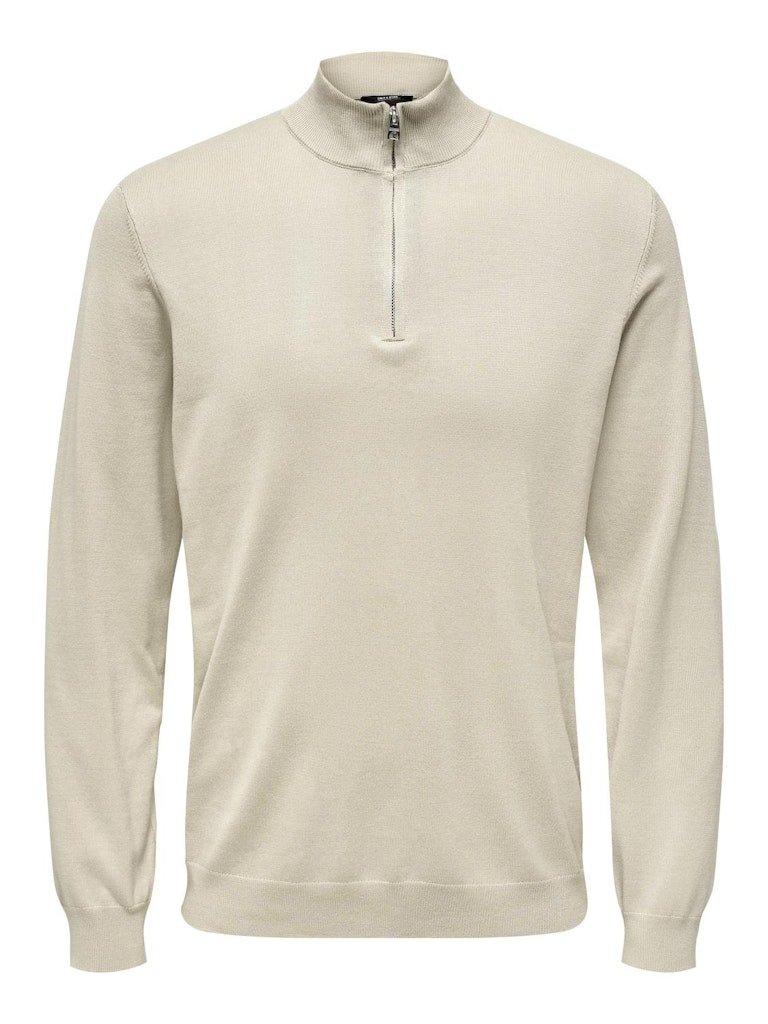 Only&Sons Wyler - Half zip striktrøje - HUSET Men & Women