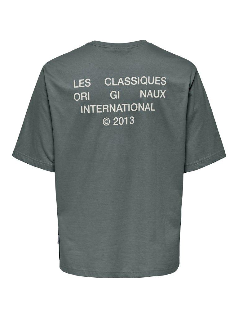 Only&Sons Les Classiques - Relaxed fit t-shirt med print - HUSET Men & Women