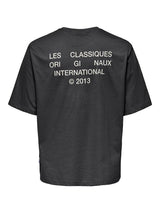 Only&Sons Les Classiques - Relaxed fit t-shirt med print - HUSET Men & Women